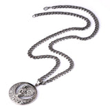 30 Set's Wholesale Hot Sale Hip-hop Style Round-shape Lion Pattern Men Necklace-10 TWENTY 2 RETAIL©