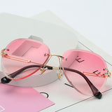 30 Set's) Rimless Retro Round Metal Sunglasses-10 TWENTY 2 RETAIL©