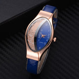 Wholesale Women Snakeskin Band Ellipse Rhinestone Quartz Watch 10 twenty 2