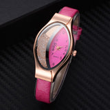 Wholesale Women Snakeskin Band Ellipse Rhinestone Quartz Watch 10 twenty 2