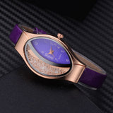 Wholesale Women Snakeskin Band Ellipse Rhinestone Quartz Watch 10 twenty 2