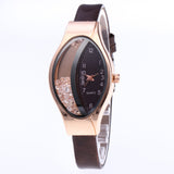 Wholesale Women Snakeskin Band Ellipse Rhinestone Quartz Watch 10 twenty 2