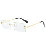 Wholesale Men Women Rimless Square Polarized Sunglasses 10 twenty 2