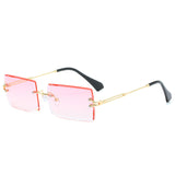 Wholesale Men Women Rimless Square Polarized Sunglasses 10 twenty 2