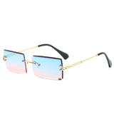 Wholesale Men Women Rimless Square Polarized Sunglasses 10 twenty 2