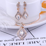 30 Set's) Crystal Rhinestone Decor Necklace Earrings Set-10 TWENTY 2 RETAIL©