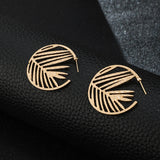 12 Set's) Wholesale Fashion Geometric Tree Leaf Hoop Earrings-10 TWENTY 2 RETAIL©