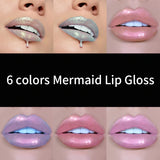 Wholesale Mermaid Crystal Glitter Lip Gloss 10 twenty 2 Audascity cosmetics , made by ari j , the crayon case, kylie cosmetics , ulta beauty 