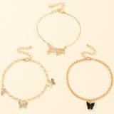 30 Set's) Alphabet Butterfly Anklet Set-10 TWENTY 2 RETAIL©