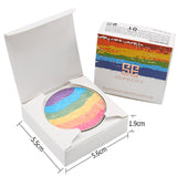 pride month makeup colors Wholesale 6-Color Highlight Rainbow Eye Shadow Palette Primer shoptentwentytwo 