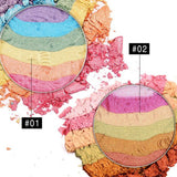 pride month makeup colors Wholesale 6-Color Highlight Rainbow Eye Shadow Palette Primer shoptentwentytwo jeffree star, kylie cosmetics, kim k kanye west 