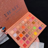 Wholesale 40 Colors Brown Orange Matte Pearlescent Glitter Sequins Eyeshadow Palette Pigment Eye Shadow Makeup Palette 10 Twenty 2