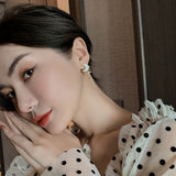 Wholesale Fashion Star And Moon Design Rhinestone Decor Stud Earrings