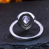 30 Set's) Water Drop Shaped Zircon Inlay Ring-10 TWENTY 2 RETAIL©