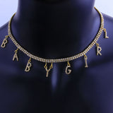 30 Set's) Women Fashion Rhinestones Decor Letter Necklace-10 TWENTY 2 RETAIL©