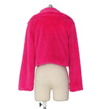 30 Set') Lapel Neck Solid Color Plush Coat-10 TWENTY 2 RETAIL©