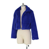 30 Set') Lapel Neck Solid Color Plush Coat-10 TWENTY 2 RETAIL©