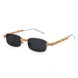 Wholesale Retro Small Square Frame Rhinestone Decoration Sunglasses nicki minaj 10 twenty 2