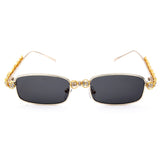 Wholesale Retro Small Square Frame Rhinestone Decoration Sunglasses nicki minaj 10 twenty 2