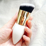 30 Set's) Chubby Wooden White Gold Makeup Brushes-10 TWENTY 2 RETAIL©