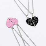 30 Pieces) Heart Shaped Splice Design Necklace Set