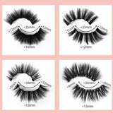 30 Set's) 10 Pairs Mixed Magnetic False Eyelashes And Liquid Eyeliner Set-10 TWENTY 2 RETAIL©