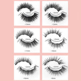 30 Set's) 10 Pairs Mixed Magnetic False Eyelashes And Liquid Eyeliner Set-10 TWENTY 2 RETAIL©