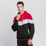 30 Set's) Color Blocking Long Sleeve Pocket Hoodie-10 TWENTY 2 RETAIL©