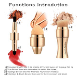 Wholesale 4 In 1 Makeup Brushes Foundation Eyebrow Shadow Eyeliner Blush Powder Brush 10 Twenty 2