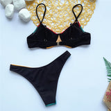 30 Set's) Contrast Color Patchwork Swimsuit-10 TWENTY 2 RETAIL©