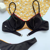 30 Set's) Contrast Color Patchwork Swimsuit-10 TWENTY 2 RETAIL©