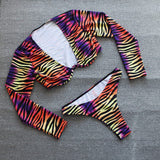 30 Set's) Sexy Graphic Printing Long Sleeve Swimsuit Set-10 TWENTY 2 RETAIL©