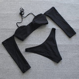 30 Set's) Sexy Off The Shoulder Solid Color Bikini-10 TWENTY 2 RETAIL©