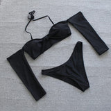 30 Set's) Sexy Off The Shoulder Solid Color Bikini-10 TWENTY 2 RETAIL©