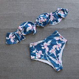 30 Set's) Sexy Off The Shoulder Graphic Printing Bikini-10 TWENTY 2 RETAIL©