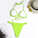 30 Set's) Sexy Halter Neck Bikini Three Pieces Set-10 TWENTY 2 RETAIL©