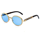 Wholesale Fashion Rhinestone Decorated Oval Frame Sunglasses quavo glasses diamond grillz 10 twenty 2 vintage cartier 