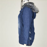 30 Set's) Plush Hooded Patchwork Long Sleeve Denim-10 TWENTY 2 RETAIL©