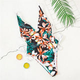 30 Set's) Deep V Lace-Up Graphic Printed Swimsuit-10 TWENTY 2 RETAIL©