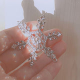 30 Set's) Snowflake Shaped Hair Clip-10 TWENTY 2 RETAIL©