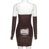 30 Set's) Sexy Solid Color Tube Dress With Sleeves-10 TWENTY 2 RETAIL©