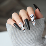 50 Set's) Wholesale Frosted Leopard Long Wearable False Nails