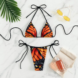 50 Pair's) Wholesale Sexy Butterfly Print Bikini Set Swimwear